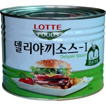 최적가 굿팩토리 롯데푸드 델리야끼소스 2kg 가성비 최고구매, 상세페이지 참조