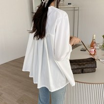루즈델리 백주름블라우스