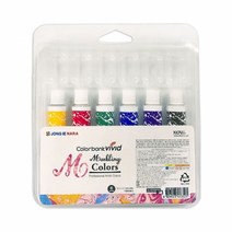 종이나라 비비드 마블링물감 6색 12ml 수채화물감, 단품