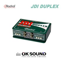 RADIAL JDI DUPLEX 레디알 패시브 2채널 다이렉트박스 스테레오 DIBOX