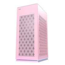 핫딜 dlx21 hytey60 DarkFlash 컴퓨터 케이스 미니 타워 타입 ITX PC 게이밍 SFX 전원 공급 장치 쉘 USB 3.0 C 인터페이스 DLH21, [01] pink