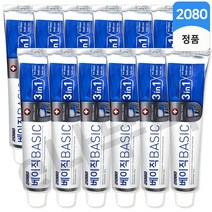2080베이직 치약 150g 12개(케이스없음)