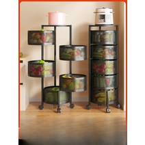 이케아 트롤리 이동식 기저귀 웨건 수납 정리 함 주방 철제 로스코그 회전서랍 4단, 10.  업그레이드 손수레  3단 핑크 배달 짐수레x4