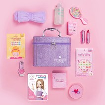 봉봉프렌즈 어린이화장품세트 홀리데이 메이크업박스 10종 화장놀이세트, 4 주니어글리터핑크러브+밀키핑크컬러밤