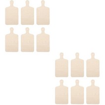 도마세트 실리콘도마 대나무도마미니 커팅 작은 나무 목재 도마 공예 치즈 숯 핸들 미완성 세트 정육, 01 Wood color