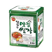 진미 태양초 잘되는 맛집 쌈장 14kg 대용량, 1개