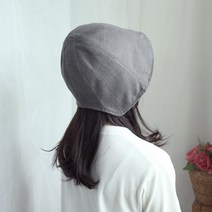 애지중지상점 보넷 린넨 버킷햇 여성 여름 벙거지 가을 중년 모자 H7002_04