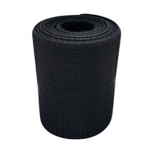 폭 10cm 넓은폭 양면일체형 찍찍이타이 일반형 검정색 1미터, 검정색 10cm x 1M, 슬림형
