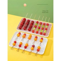 들러붙지 않는 탕후루 플라스틱 트레이 디스플레이용 접시