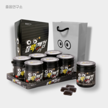 [졸음연구소] 잠딱깨 자일리톨 무설탕 졸음껌 대용량 108g (쇼핑백 증정), 5개