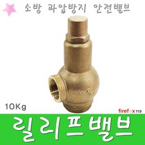 릴리프밸브 소방 소화전 펌프 체크 안전 자동배수 10K