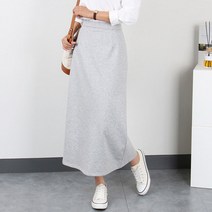 에이스하트 큐엘밴딩롱스커트 빅사이즈 자체제작 S~3XL 꾸안꾸 편한 스판 밴드 고무줄 치마