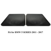 시트우퍼 자동차용BMW 5 시리즈용 ABS 자동차 인테리어 시트 에어컨 콘센트 아래 벤트 더스트 플러그 스피, 03 black without logo