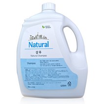 내추럴 샴푸 4.2kg x4개 업소용 호텔용 사우나 대용량, 4개, 4200ml