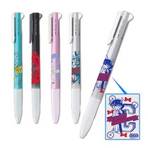 명탐정 코난 스타일핏 3색볼펜세트 0.5mm 5종, 아카이슈이치