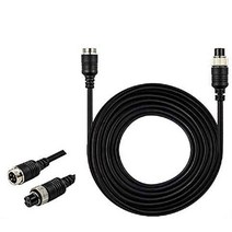 Xenocam 50ft 15m 자동차 cctv 후방 카메라 용 4 핀 항공 비디오 연장 케이블 트럭 트레일러 캠핑카 버스 모터 홈 차량 백업 모니터 방수 충격 방지 시스템, 4핀 항공 케이블 65ft