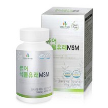 DistilPure 캐나다 순수 천연 식물성 엠에스엠 식용유황 관절 케어 영양제 퓨어 msm 360정, 80정, 1통