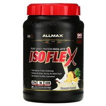 [핫딜][오늘출발][907g] 올맥스 Isoflex 웨이 프로틴 아이솔레이트 분리 유청 단백질 쉐이크 파우더 보충제, #초특가# 907g x 2개