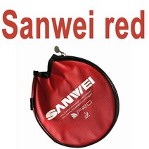 Sanwei 탁구 소형 케이스 라켓용 배트 커버, [03] SW red
