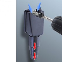 목공집진기 소형 영업용 업소용 고출력 핸즈프리 집진기 범용 전기 드릴 먼지 진공 흡입 방진 장치 전원 목공 도구 액세서리, 작은 오프닝
