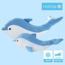 [쿨집] 돌고래 슈퍼쿨 인견 냉감 바디필로우 58cm M, 상세 설명 참조