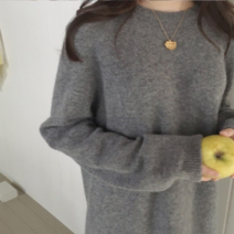 나빛다온 따뜻한 여성 롱 니트 원피스