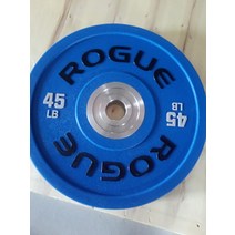 ROGUE 10lbs-55lbs 원판 역도 바벨 중량판 가정용 중량 홈짐 로그 플레이트, 45파운드g