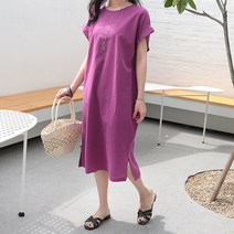 데일리앤 쉐이드 오버핏 핀턱소매 린넨 반팔 원피스