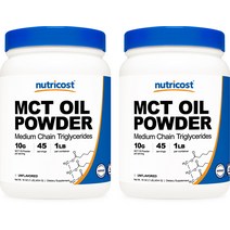 MCT 오일 파우더 1lb 무맛 2병, 단품, 단품