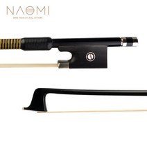 바이올린 첼로 활 naomi 탄소 fber 활 바이올린 44 바이올린 활 라운드 호환, 플라스틱 랩핑