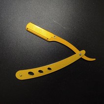 바버샵 면도기 클래식1x 다채로운 전문 수동 면도기 스트레이트 에지 스테인레스 스틸 샤프 이발사 접이식, 한개옵션1, 13 gold