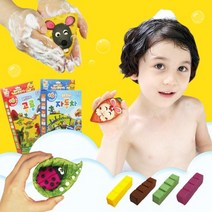[바보사랑] 쪼물락비누-비누클레이-아트솝클레이-테마 비누 만들기 세트, 만들기선택:꽃친구