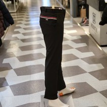 루이까스텔 강력추천 남성 골프 슬림핏 3색배색 폴리혼방 팬츠 3GTPT303 블랙 루이 777