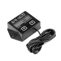 타코메타 타코미터 LCD 디스플레이 블랙 디지털 엔진 Tach Hour Meter Gauge 자동차 모터 보트 용 유도 스트로크, 한개옵션0
