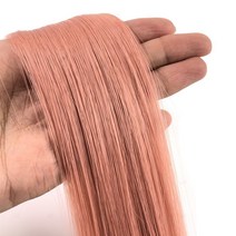 컬러헤어피스 헤어 스트레이트 브릿지 화이트그레이, 단품, 단품