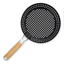 접이식 타공 후라이팬 캠핑용 직화 바베큐 석쇠, 타공후라이팬(31cm*4.5cm)_1개