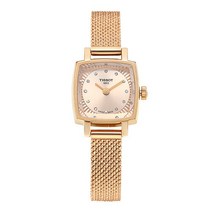 티쏘 [티쏘 TISSOT] T058.109.33.456.00 러블리 Lovely 다이아몬드 쿼츠 여성 메탈 시계 20mm