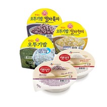 CJ 햇반 흰쌀밥 오뚜기 맛있는밥 현미밥 흑미밥 210g 12개/24개/30개 모음, 상세페이지 참조3, 햇반흑미밥 12개