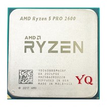 cpu AMD Ryzen 5 PRO 2600 R5 3.4 GHz 6 코어 12 65W CPU 프로세서 YD260BBBM6IAF 소켓 AM4, 한개옵션0