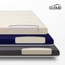 [특가 쿠폰] 클라우드 천연라텍스 매트리스 7.5cm 킹+커버세트