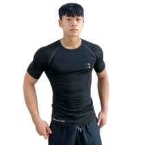비브레이브 스턴 남자 헬스복 런닝복 트레이너 기능성 컴프레션 반팔 운동 티셔츠