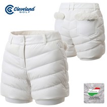 클리브랜드 여성용 골프 헝가리구스 사선퀼팅 반바지 CGKWPT181