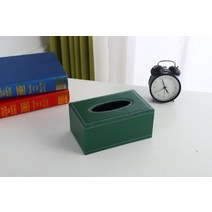 건자재 하우스 호텔 호텔 휴지 케이스 호텔 냅킨 케이스, 미디엄사이즈20*12*9.5, 스티치 그린 티슈 케이스