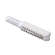 가정용정미기 고추써는기계 새로운 다기능 필러 세 조각 실크 셰이퍼 야채 절단 유물 scallion 슈레더, 01 White 18.6X2.8cm