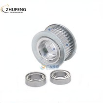 베어링 풀러 빼기 GT2 2GT 30 Teeth 동기식 타이밍 아이들러 풀리 6/10mm 벨트 3D 프린터 액세서리 용 베어, 04 6mm Bore with Teeth_02 10mm