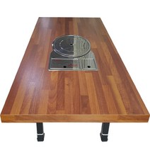 집들이상 큰상 4인용 6인용 테이블 밥상 접이식, 멀바우