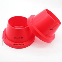 스피커흡음재 방음재 오디오 흡음제 스펀지 6.5 인치 소프트 실리콘 패드 자동차 스피커 방수 및 방진 커버, 03 red 7011