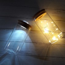 DIY 유리 LED조명 테라리움 병, LED와이어 등, 1개