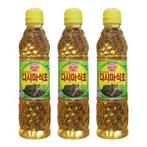 오뚜기 다시마식초, 3개, 500ml