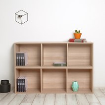 [모노폴리오] 모리 공간박스 세트G(3단+3단), 화이트오크